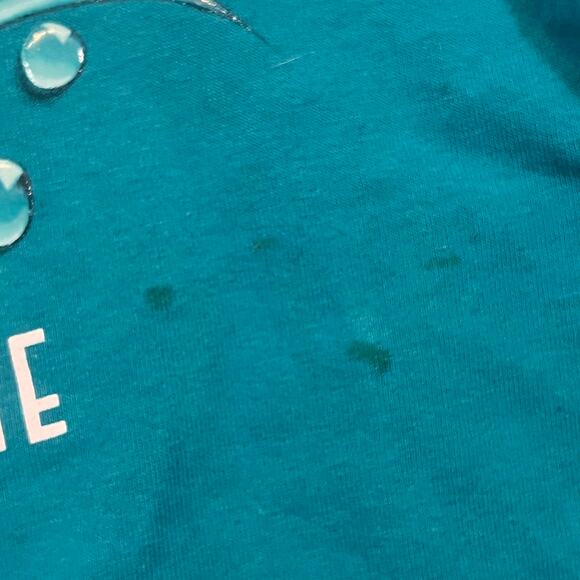 Disney Cruise Line Men Medium Logo Graphic T-shirt Blue Short Sleeve Bubbles - Picture 4 of 6